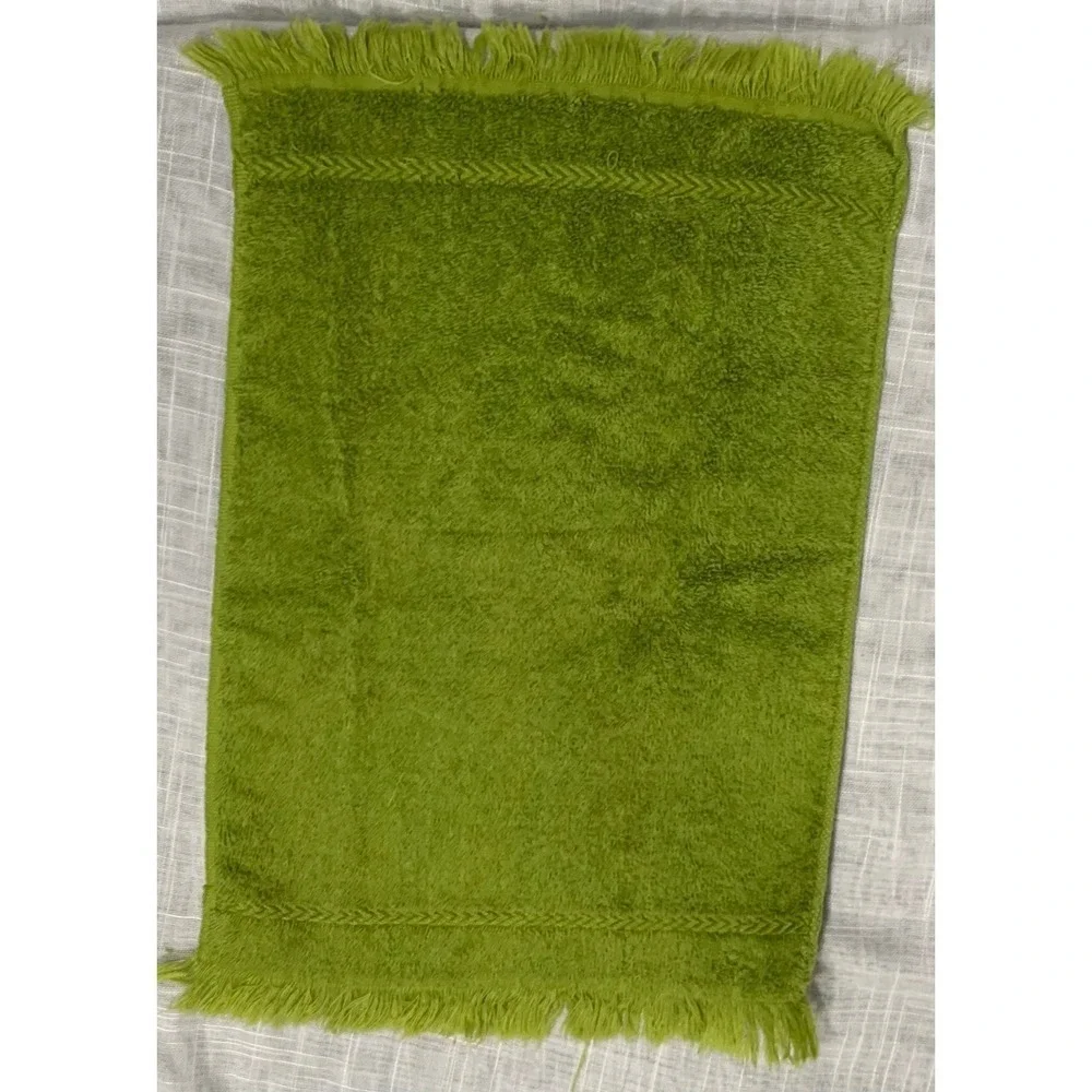 Martex Luxor Cottage Vintage Green Monogram 